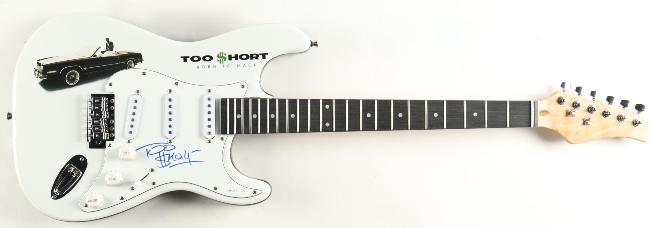 🎤 Too Short Signed Guitar – Authentic Autograph + COA – Hip-Hop Legend Collectible