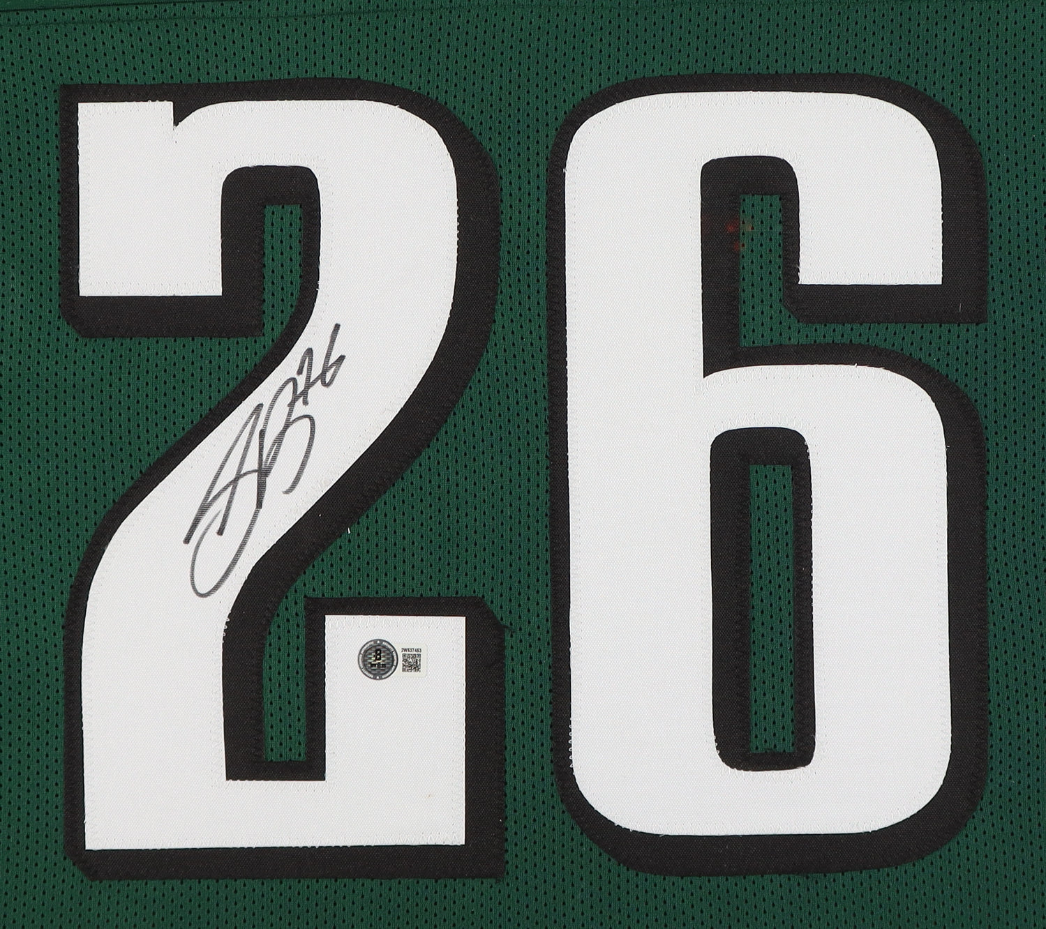 🏈 Saquon Barkley Signed Jersey – Authentic Autograph + COA – NFL Superstar Collectible