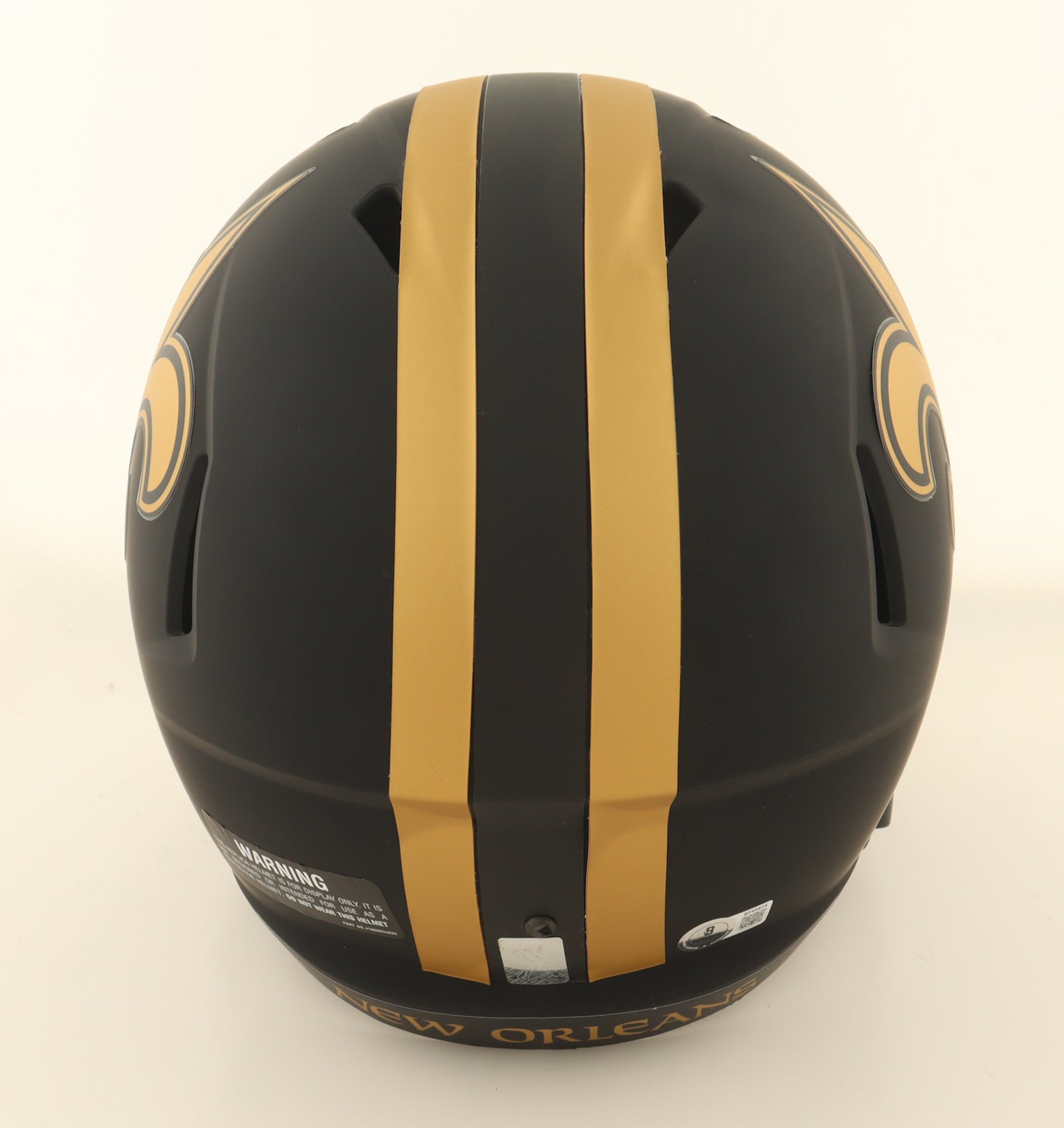 ⚜️ Drew Brees Signed Saints Full-Size Eclipse Alternate Speed Helmet – Authentic Autograph + COA – Premium NFL Collectible