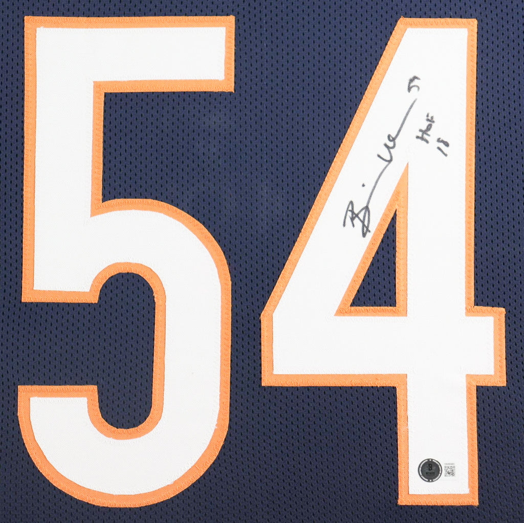 🏈 Framed Brian Urlacher Signed Jersey – Authentic Autograph + COA – Chicago Bears Collectible