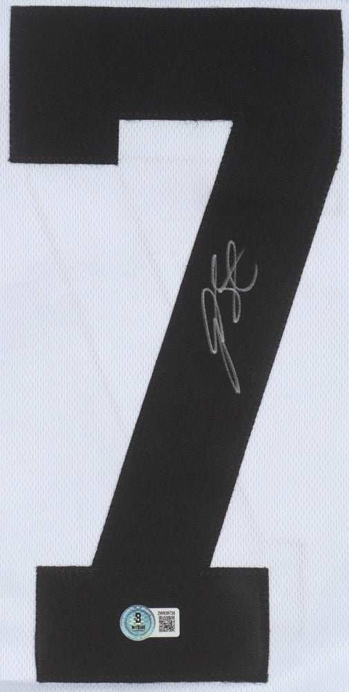 Geno Smith Signed Jersey (Beckett COA)  Autographed NFL Jersey | Seattle Seahawks Memorabilia | Signed Football Collectibles