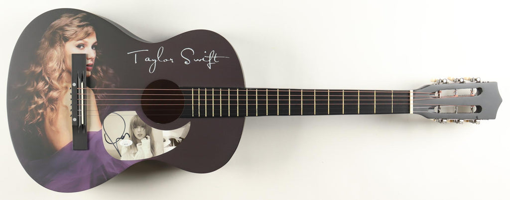 🎤 Taylor Swift Signed Guitar – Authentic Autograph + COA – Rare Collectible for Swifties