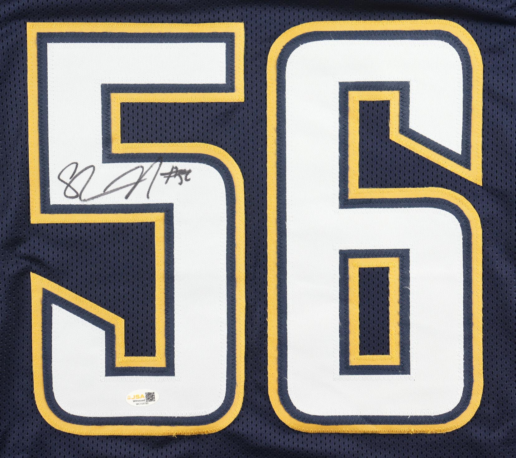 Shawne Merriman Signed Jersey (JSA COA)