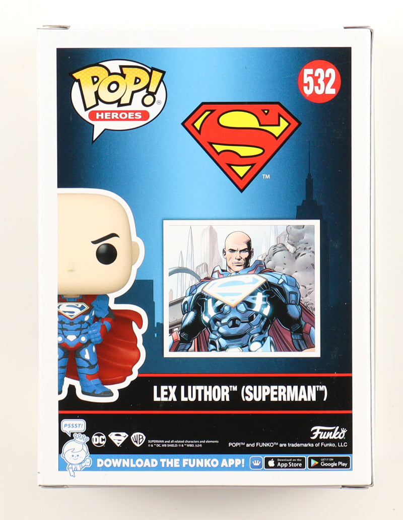 🦸‍♂️ Jesse Eisenberg Signed “Superman” #532 Lex Luthor Funko Pop! – Authentic Autograph (ACOA) – DC Comics Collectible