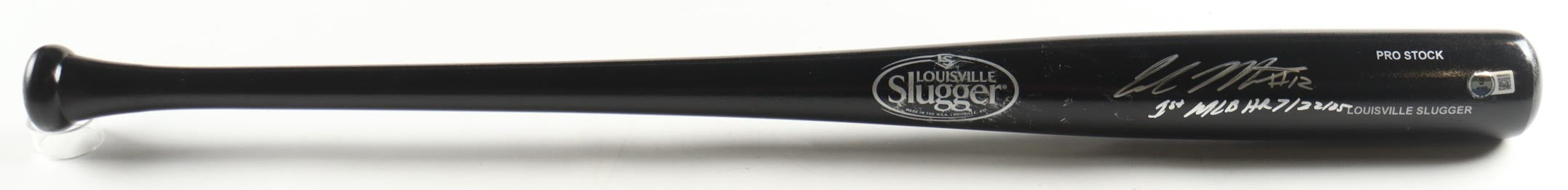 Colson Montgomery Signed Louisville Slugger Baseball Bat Inscribed "1st MLB HR 7/22/25" (Beckett)