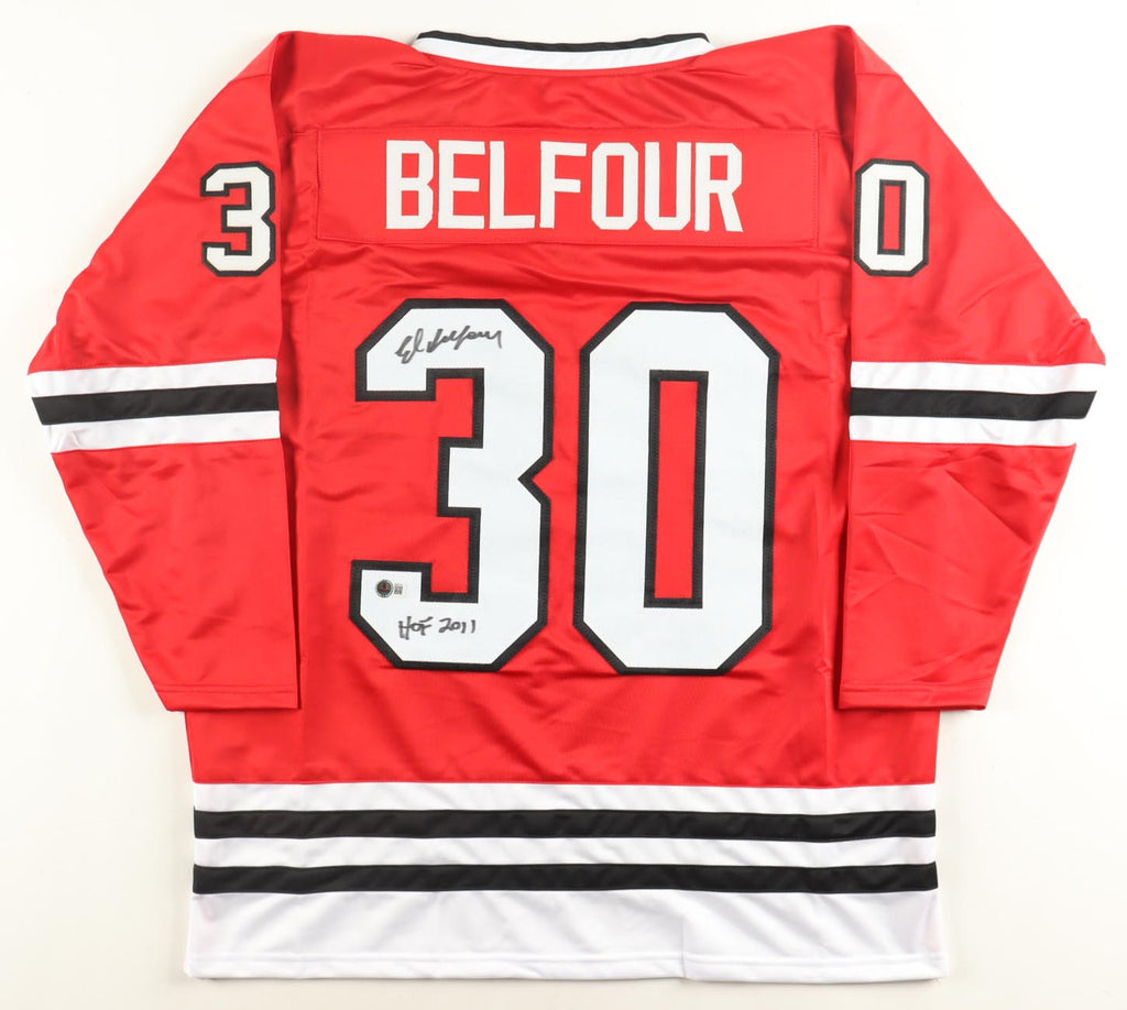 Ed Belfour Signed Jersey – Inscribed “HOF 2011” (Autographed)