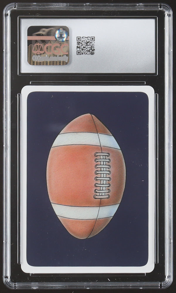 Tom Brady 2006 Hero Decks Michigan Football Heroes Eight of Spades Playing Card (CGC 10)