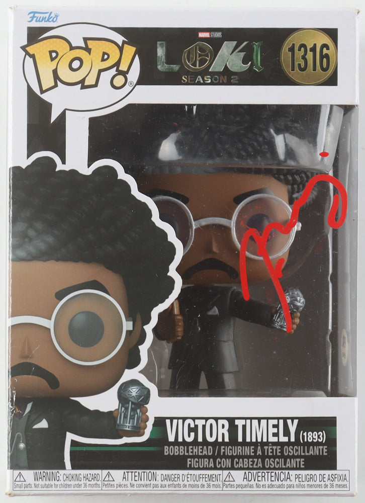 🌀 Jonathan Majors Signed “Loki” Funko Pop! #1316 – PSA Certified Autograph – Marvel Collectible
