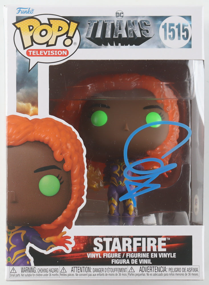 🔥 Anna Diop Signed “Titans” #1515 Starfire Funko Pop! – PSA Certified Autograph – DC Collectible