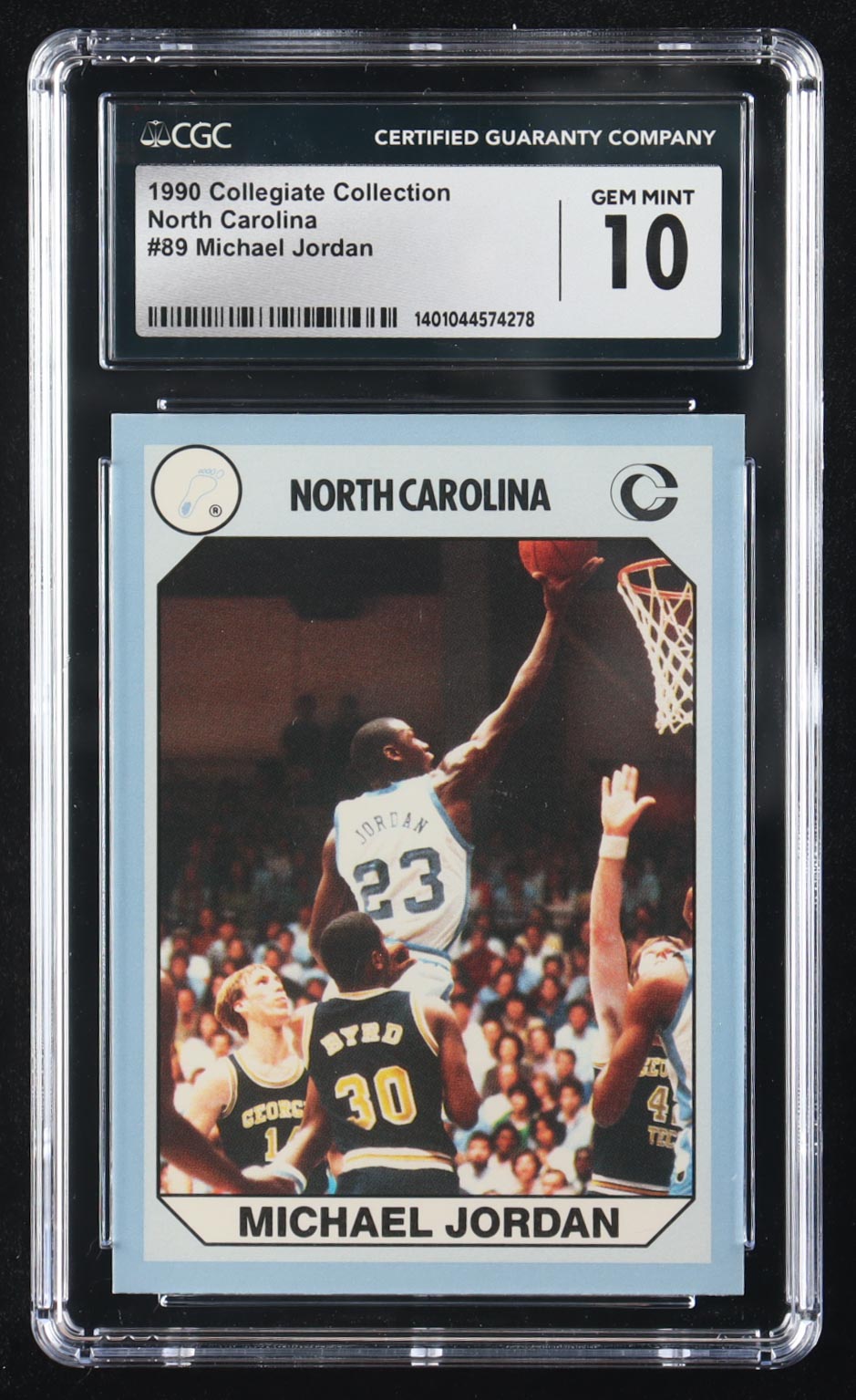 Michael Jordan 1990-91 North Carolina Collegiate Collection #89  (CGC 10)