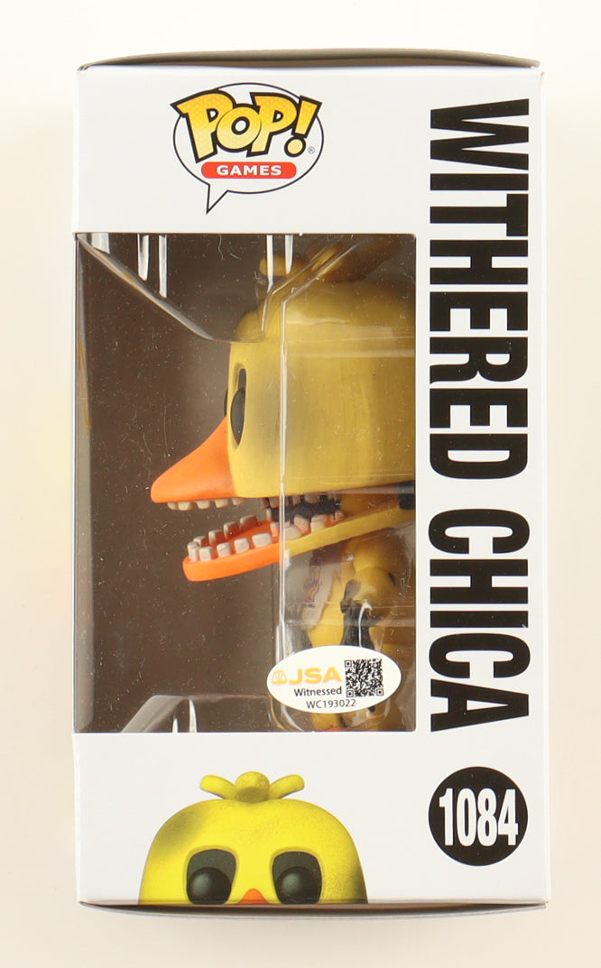 Jess Weiss Signed "Five Nights at Freddy's" #1084 Withered Chica Funko Pop! Vinyl Figure (JSA)