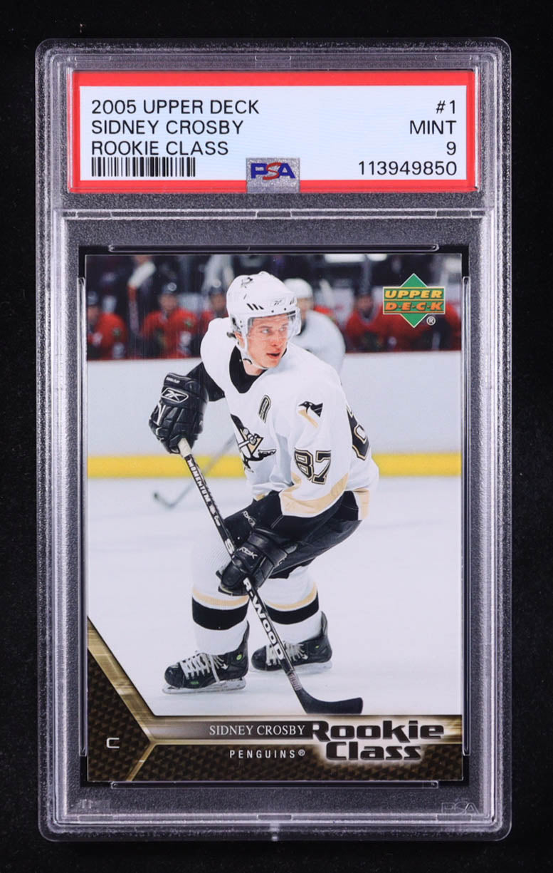 Sidney Crosby 2005-06 Upper Deck Rookie Class #1 RC – PSA 9 (Mint)