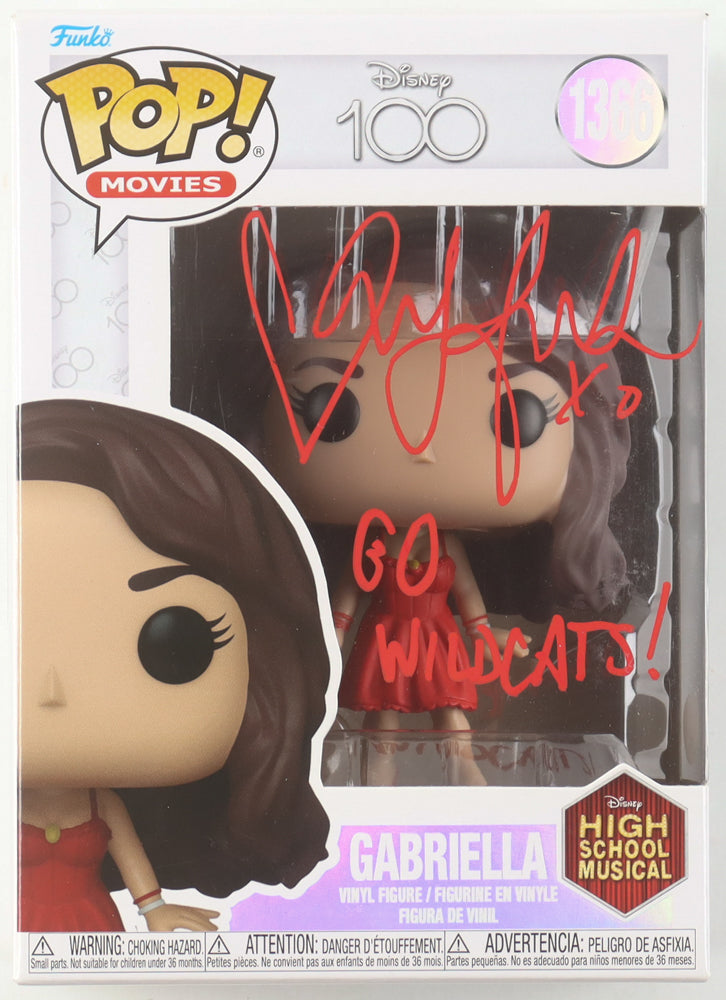 ✨ Vanessa Hudgens Signed “Disney 100” #1366 Gabriella Funko Pop! – Authentic Autograph + COA – Disney Collectible