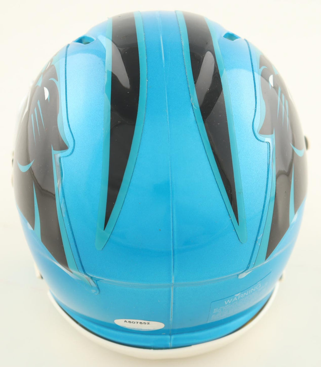 Julius Peppers Signed Panthers Flash Alternate Speed Mini Helmet (Schwartz)