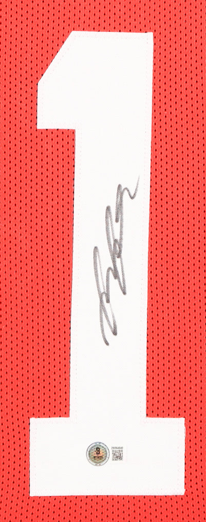 Ricky Pearsall Signed Custom Framed Jersey Display (Beckett)