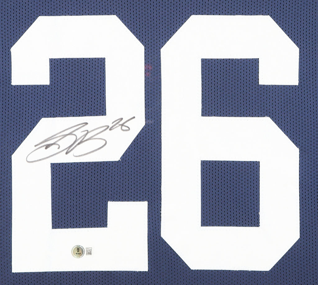 🏈 Saquon Barkley Signed Jersey – Authentic Autograph + COA – NFL Superstar Collectible
