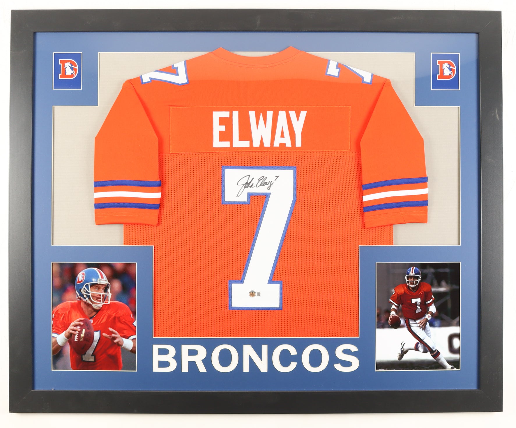 🏈 John Elway Signed Jersey – Authentic Autograph + COA – Denver Broncos Collectible