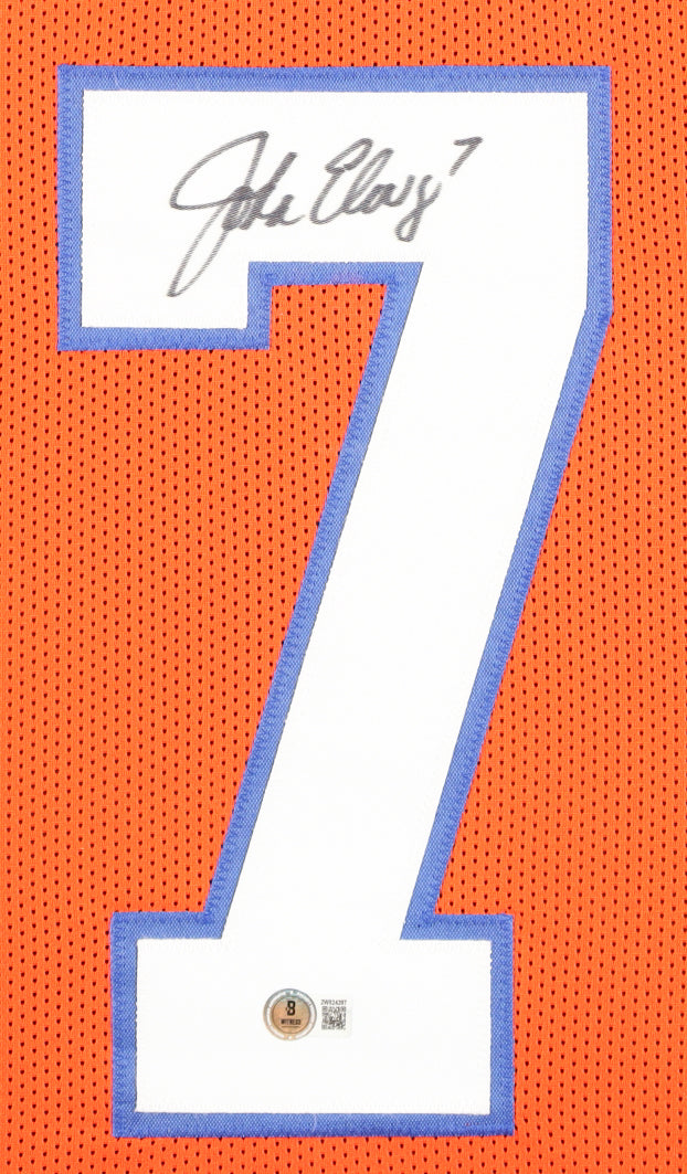 🏈 John Elway Signed Jersey – Authentic Autograph + COA – Denver Broncos Collectible