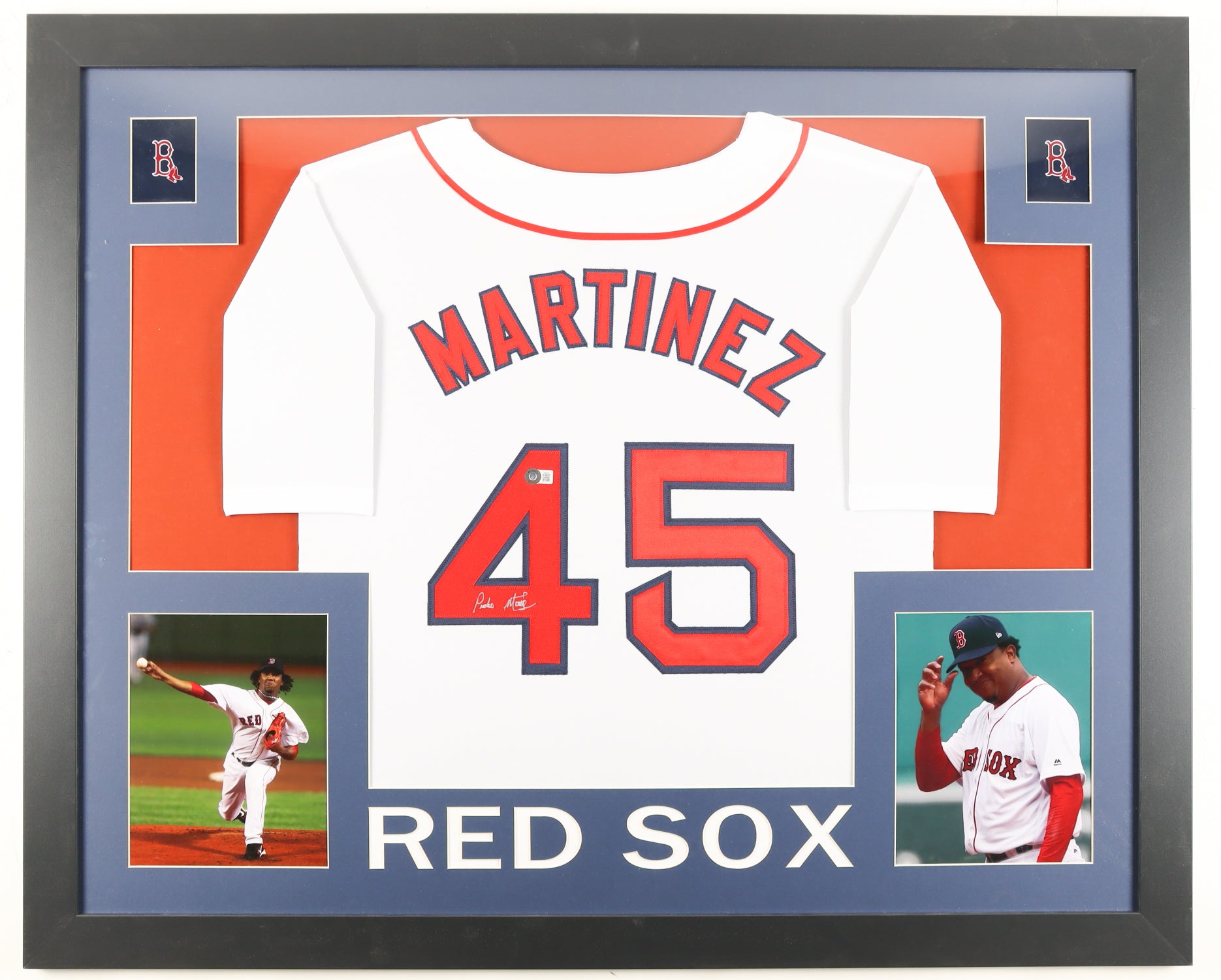 ⚾ Framed Pedro Martínez Signed Jersey – Authentic Autograph + COA – Boston Red Sox Collectible