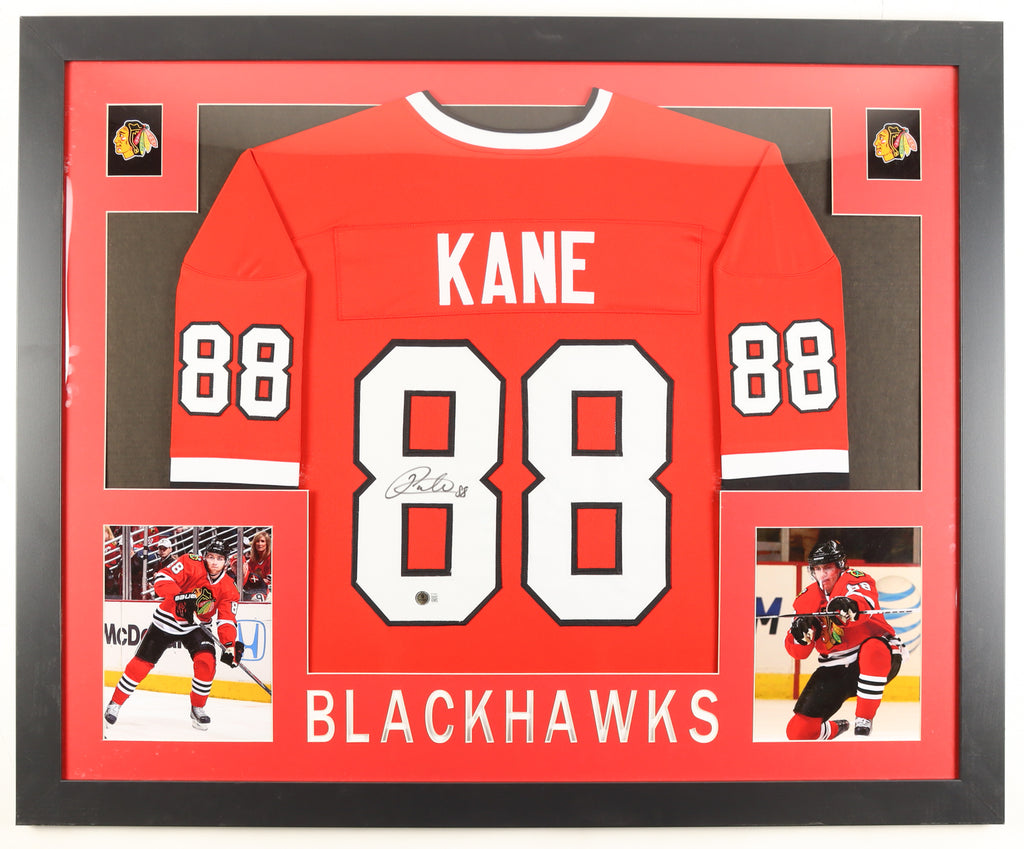 ⭐ Patrick Kane Framed Signed Jersey — A True NHL Collector’s Centerpiece
