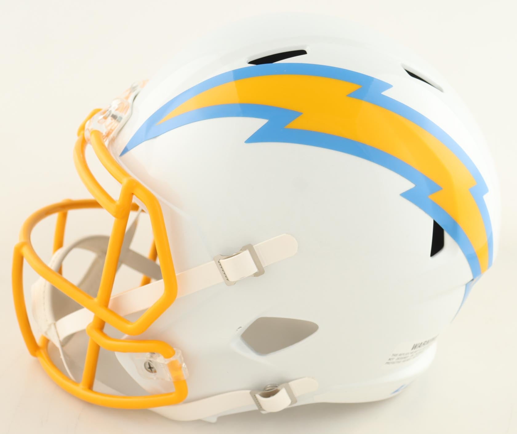 Justin Herbert Signed Chargers Full-Size Speed Helmet Inscribed "2020 NFL ROY" (Beckett)
