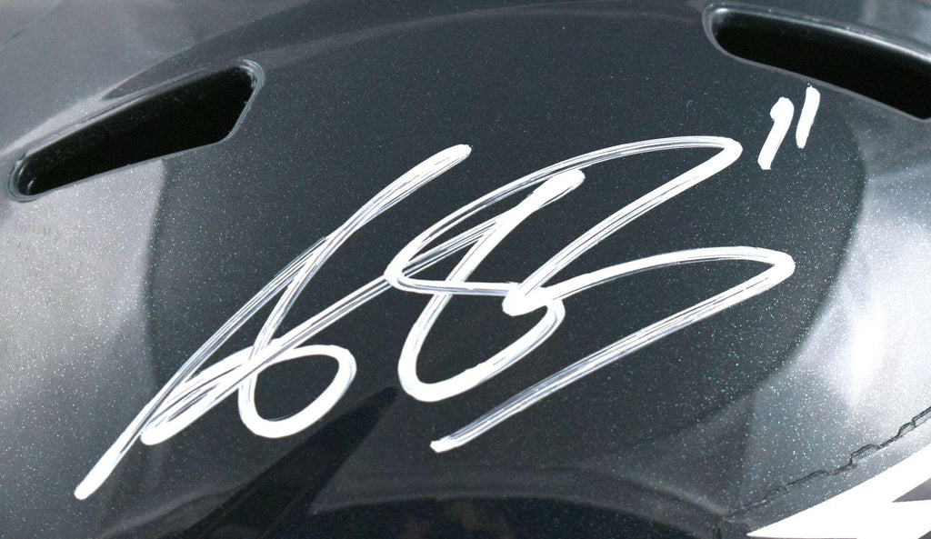 A. J. Brown Signed Eagles Full-Size Speed Helmet (Beckett)