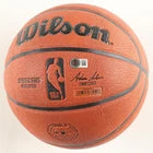 john Stockton Autographed Wilson Authentic Series NBA basketball. (Beckett)