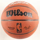 john Stockton Autographed Wilson Authentic Series NBA basketball. (Beckett)