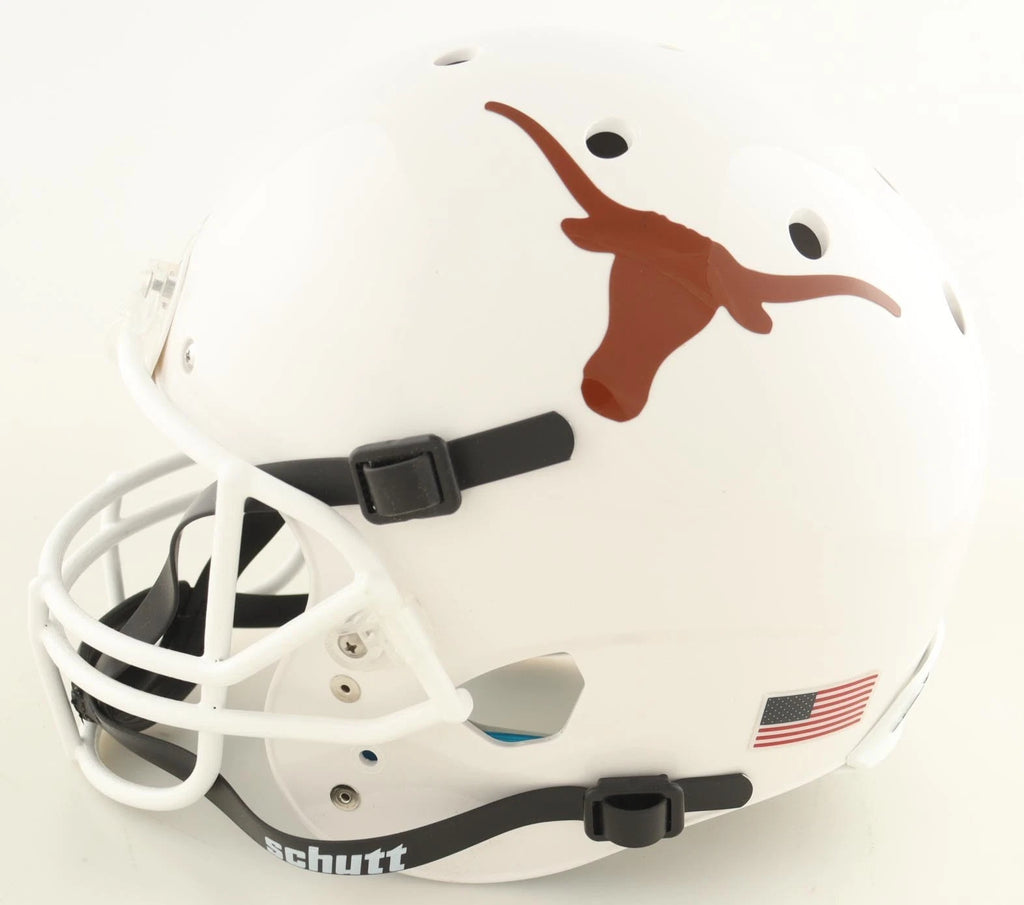 Share Earl Campbell & Ricky Williams Signed Texas Longhorns Full-Size Helmet (Beckett)