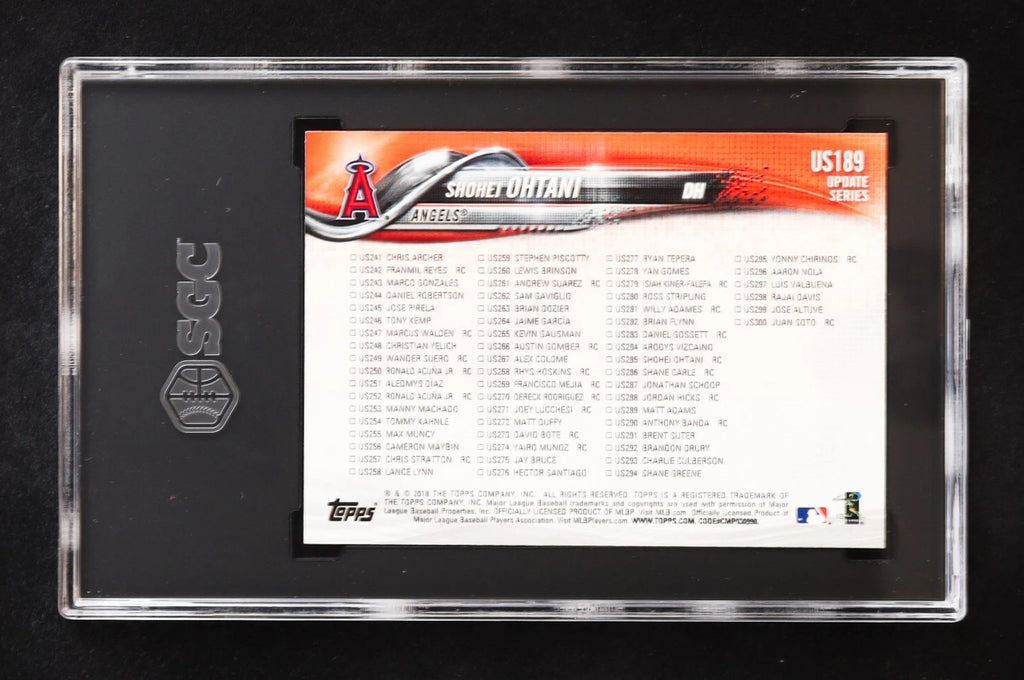 2018 Topps Update Series - Season Highlights Checklist Shohei Ohtani #US189 (SCG 10)