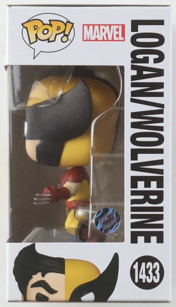 HUGH JACKMAN SIGNED AUTOGRAPH FUNKO POP 1433 LOGAN MARVEL WOLVERINE (AWM)