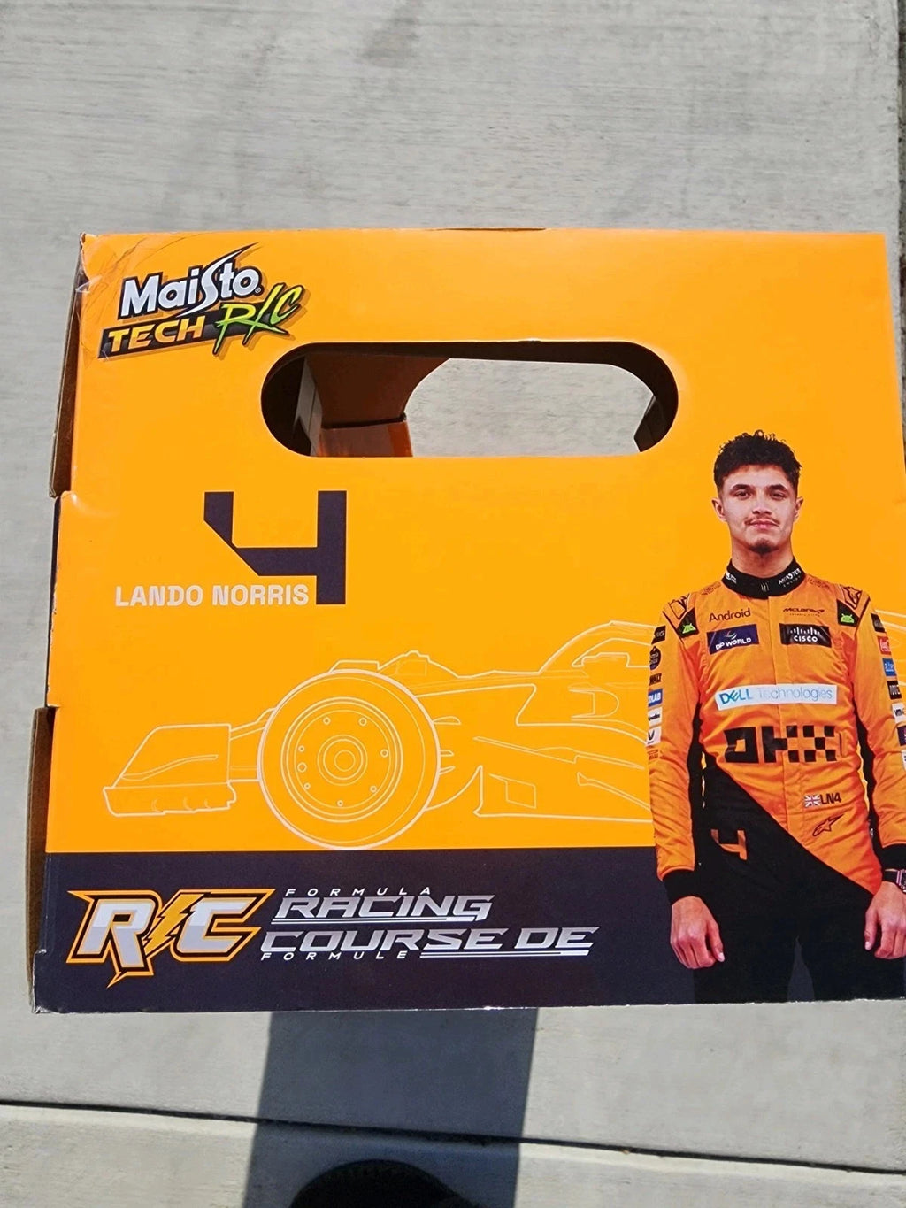 Maisto Tech 1:10 Formula 1 McLarenR/C Lando Morris #4 w/extra wheels