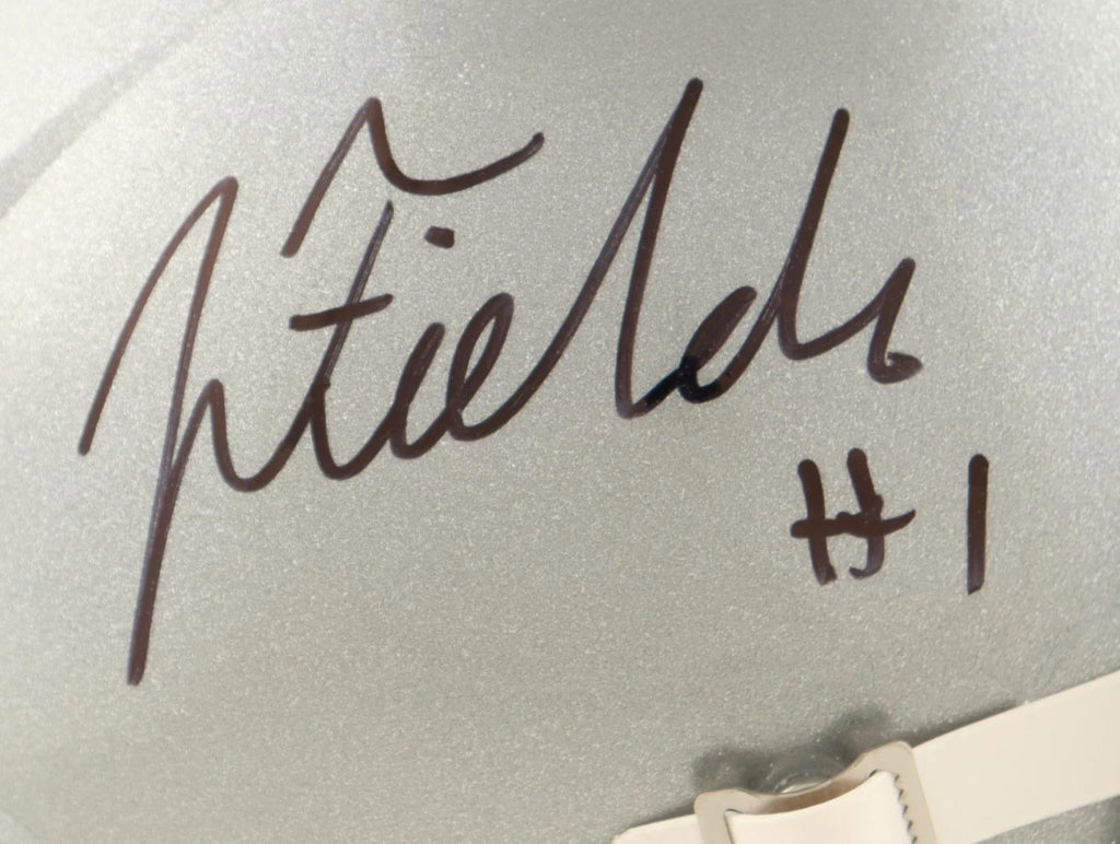 JUUSTIN FIELDS SIGNED OHIO STATE BUCKEYES ECLIPSE FULL SIZE SPEED HELMET BECKETT