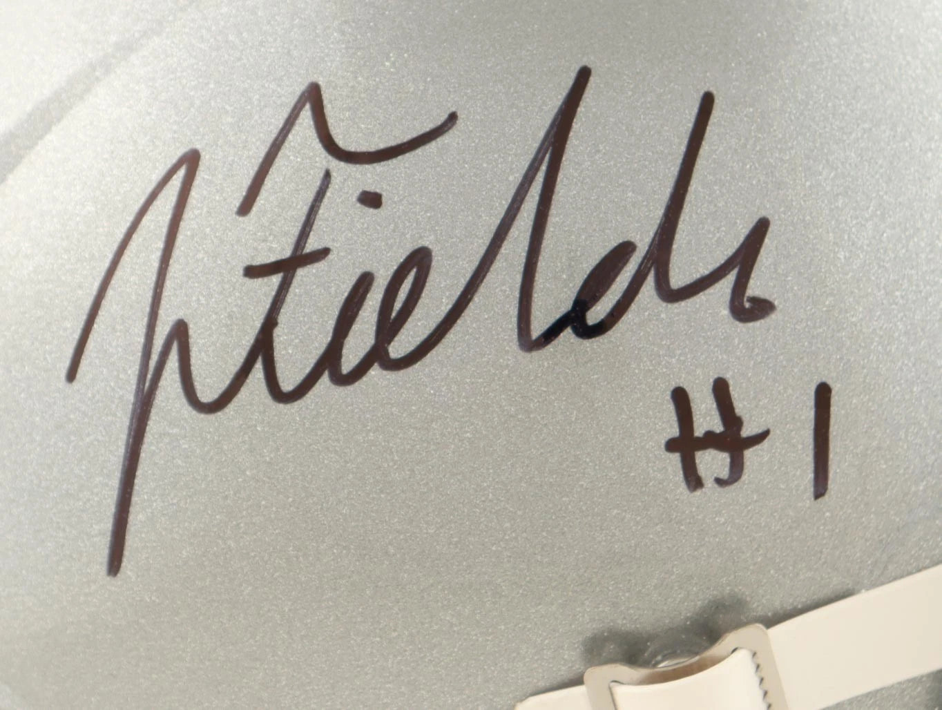 JUUSTIN FIELDS SIGNED OHIO STATE BUCKEYES ECLIPSE FULL SIZE SPEED HELMET BECKETT