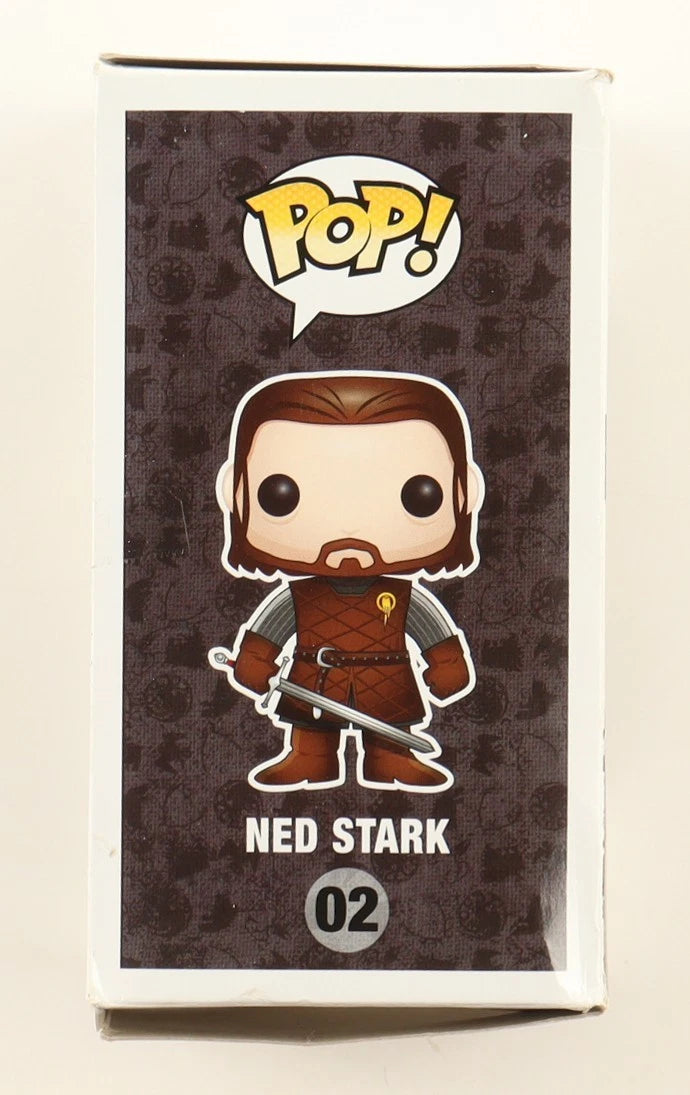 Share Sean Bean Signed "Game of Thrones" #02 Funko Ned Stark Funko Pop! Figure (ACOA)