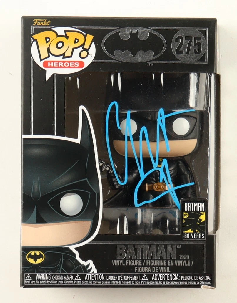 Christian Bale Signed "Batman" #275 Batman 1989 Funko Pop! Vinyl Figure (AWM)
