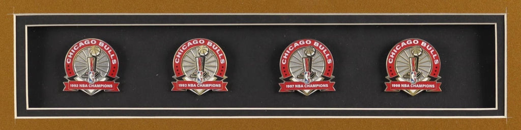 Michael Jordan 32x36 Custom Framed Jersey Display with (4) Pins Chicago Bulls