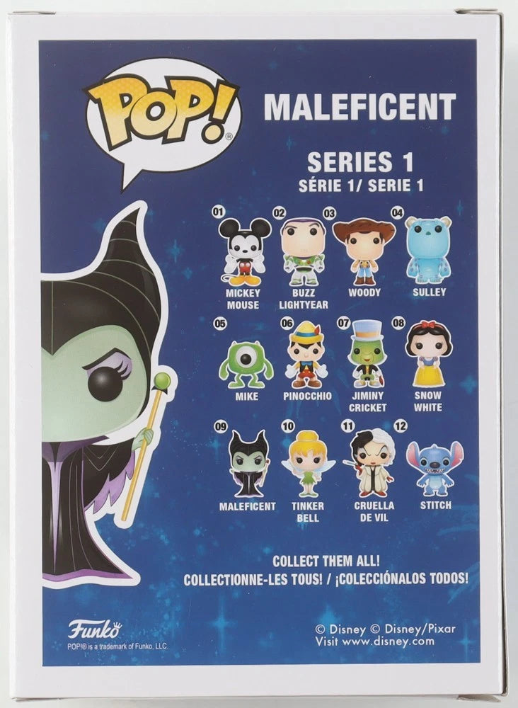 Share Angelina Jolie Signed "Disney" #09 Maleficent Funko Pop! Vinyl Figure (Beckett)