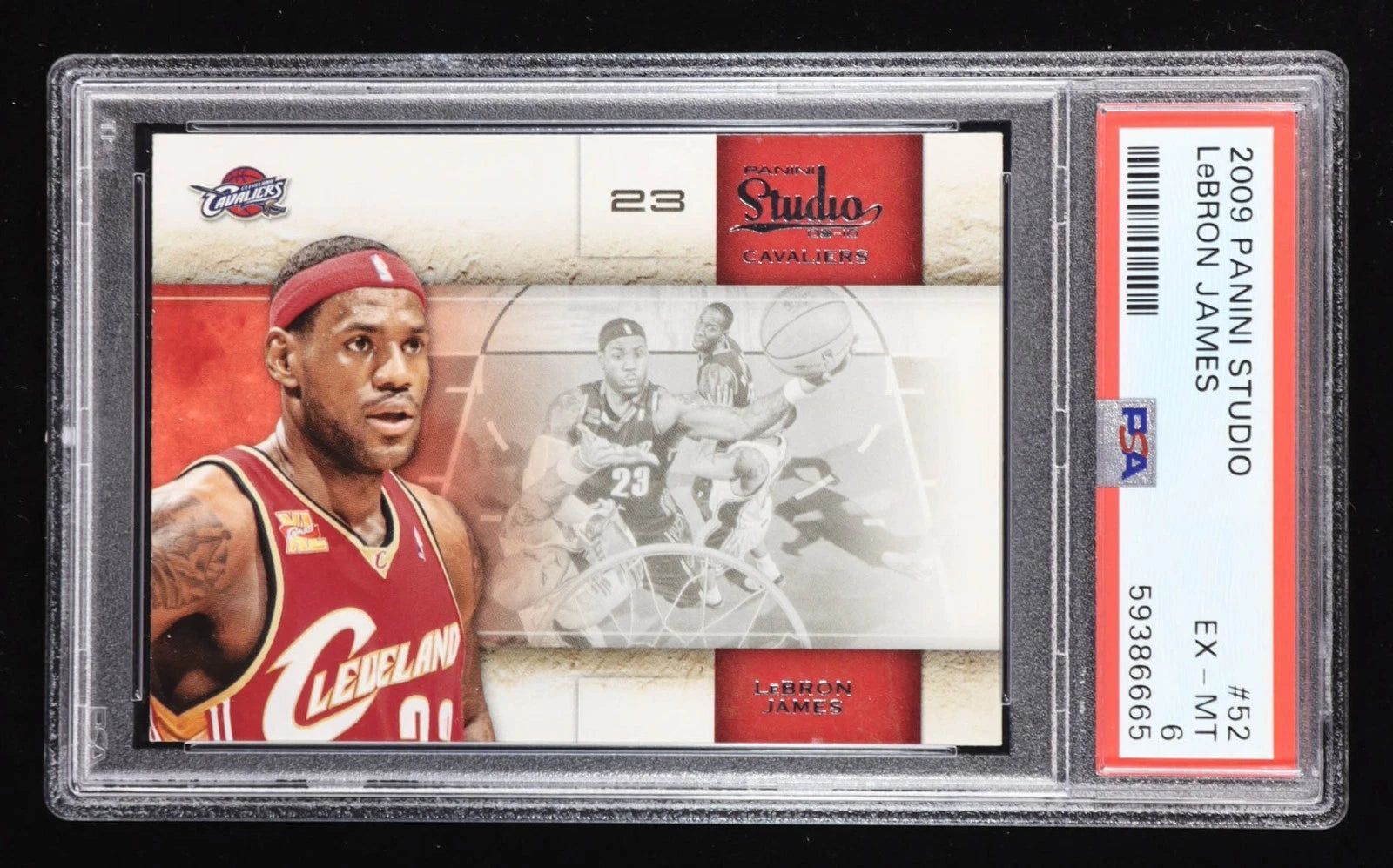 Share 2009-10 Panini Studio - #52 LeBron James