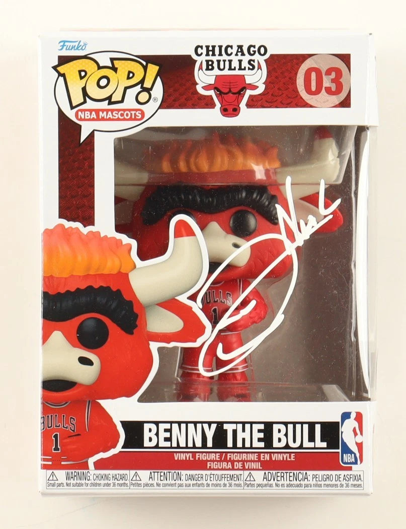 Joakim Noah Signed "Bulls" #03 Benny the Bull Funko Pop! Vinyl Figure