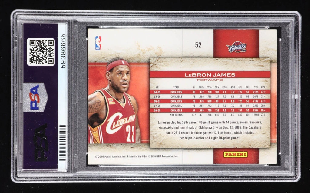 Share 2009-10 Panini Studio - #52 LeBron James