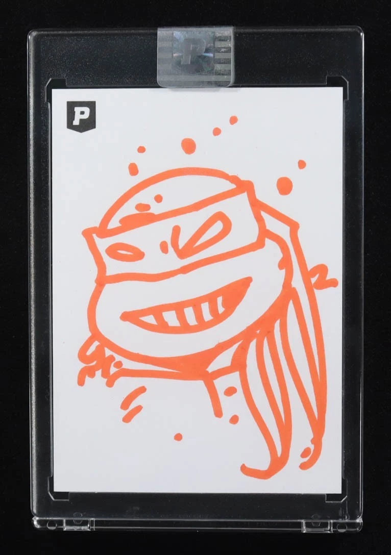 Michelangelo | Teenage Mutant Ninja Turtles | Original Art Sketch Card by Kevin