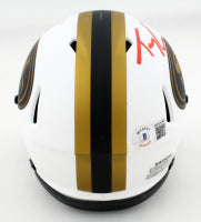 Trey Lance Signed 49ers Lunar Eclipse Alternate Speed Mini Helmet (Beckett)